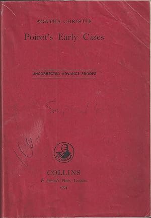 Poirot's Early Cases - Uncorrected Advance Proof - UK Collins