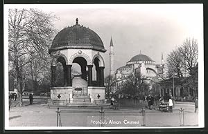 Fotografie Fotograf unbekannt, Ansicht Istanbul, Pavillon, Moschee Alman Cesmesi