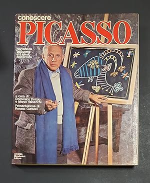 Conoscere Picasso. Porzio Domenico, Valsecchi Marco (a cura di). Mondadori. 1973 - I - dedica del...