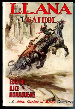 Llana of Gathol 1948-Edgar Rice Burroughs file copy-John Carter -1st Ed.-FN+