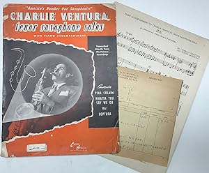 Charlie Ventura Tenor Saxophone Solos w/piano accompaniment