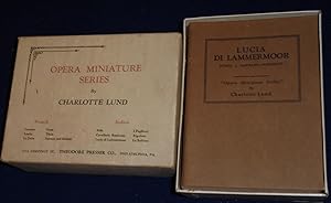 OPERA MINIATURE SERIES - Lucia di Lammermoor; Thais; I Pagliacci; La Juive; Aida; Carmen; Louise;...