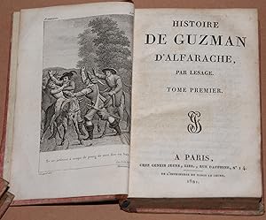 Le sage Guzman I - Histoire de Guzman d Alfarache, par lesage - Tome premier