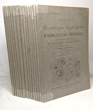 Revue de Botanique appliquée et d'agriculture tropicale contenant les actes & comptes rendus de l...