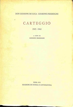 Carteggio 1925-4962