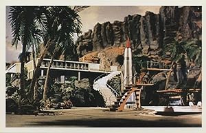 Tracy Island Thunderbirds TV Show Opening Credits Sequence Postcard