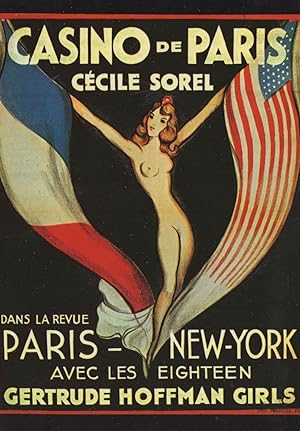 Casino De Paris New York Revue Cabaret Advertising Postcard