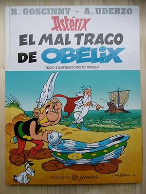 Aventura de Asterix: El mal trago de Obelix. (Texto e illustraciones de Uderzo).