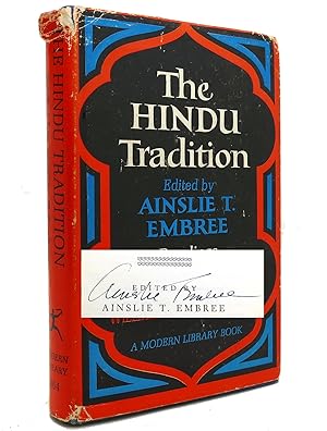 THE HINDU TRADITION Signed 1st Modern Library