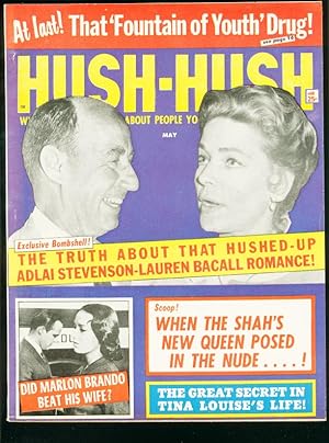 HUSH-HUSH 1960 MAY-LAUREN BACALL/ADLAI STEVENSON VF