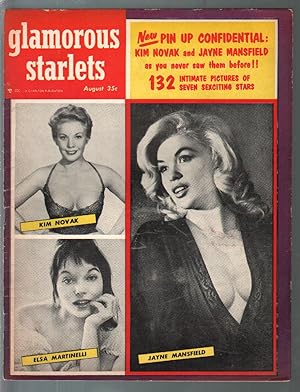 Glamorous Starlets #3 8/1956-Jayne Mansfield-Rita Moreno-Kim Novak-FN
