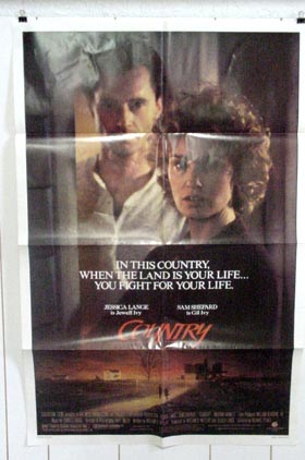 COUNTRY-JESSICA LANGE-1984-ONE SHEET VG