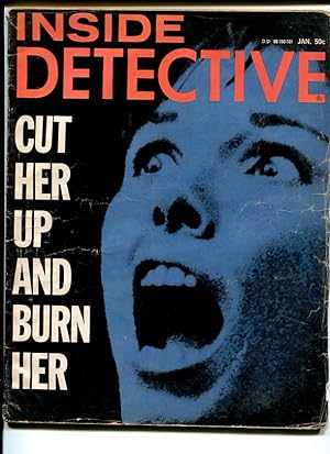 INSIDE DETECTIVE-1971-JANUARY-HORROR COVER G/VG
