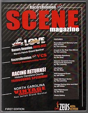 RacersReunion Scene Magazine #1 2012-1st issue-Jim Hunter-historic-NM