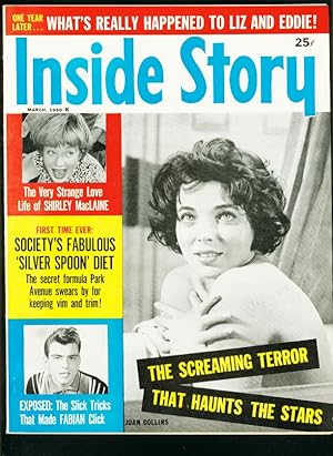 INSIDE STORY 1960- MARCH-JOAN COLLINS/FABIAN VF