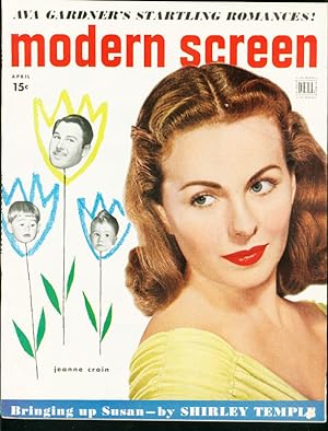 MODERN SCREEN 1950 APR-JEANNE CRAIN-SHIRLEY TEMPLE FN