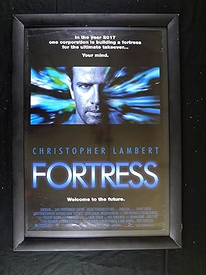 FORTRESS-1992-27X41 ORIG POSTER-CHRISTOPHER LAMBERT-LORYN LOCKLIN-SCI FI VF