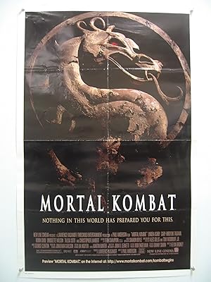 MORTAL KOMBAT-27X40-ORIGINAL MOVIE POSTER EX