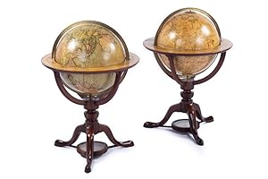 Pair of Globes: Cary's New Terrestrial Globe, delineated from the best authorities extant. Exhibi...