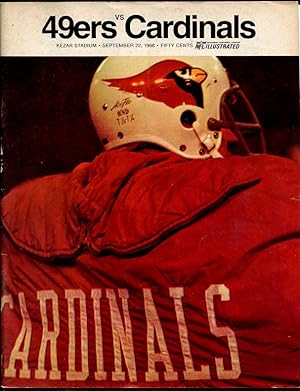 S.F. 49ERS VS ST. LOUIS CARDINALS 9/22/1968 PRGM-NFL VG