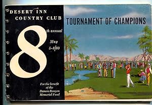 8th Annual Tournament Of Champions Golf Program May 5-8-1960 PGA
