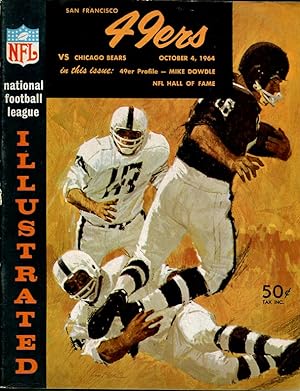 S.F. 49ERS VS CHICAGO BEARS-10/4/1964-PROGRAM-NFL VG