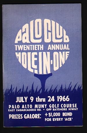 PALO ALTO MUNY GOLF COURSE HOLE IN ONE TOURNEY-1966 PRG EX