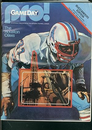 OILERS v BUCCANEERS OFFICIAL NFL PROGRAM 8/22/1981-TAMP FR