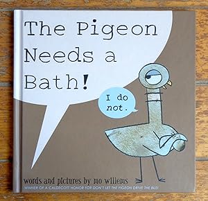 The pigeon needs a bath.