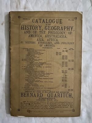 Catalogues of Bernard Quaritch (1885-#363, 510, 664, 691, 696, 701, 709, 725):; C.F. Libbie (1915...