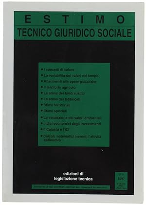 ESTIMO TECNICO GIURIDICO SOCIALE.: