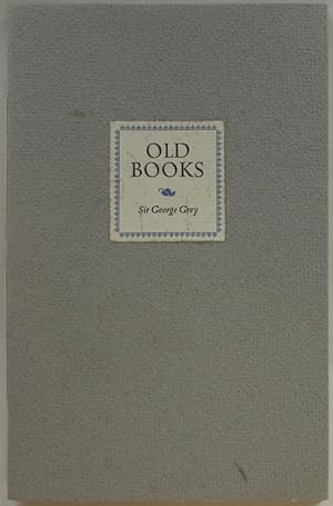 Old books: An essay