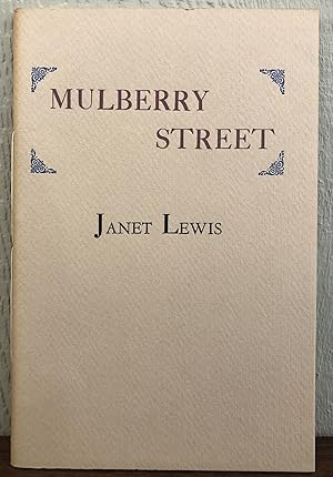 MULBERRY STREET: A Libretto