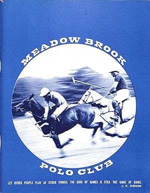 Meadow Brook Polo Club 1973 Programme