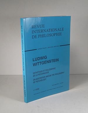 Revue internationale de philosophie. No. 1, mars 2002 : Ludwig Wittgenstein. Esthétique et philos...