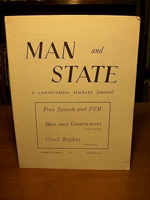 Man and State, a Conservative Student Journal, Volume III, Number 1, December 1964