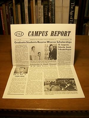 ISI Campus Report, Vol. 2, No. 3-4, November-December 1964