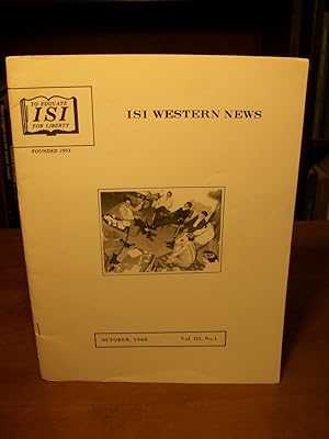 ISI Western News, Vol. III, No. 1, October, 1966