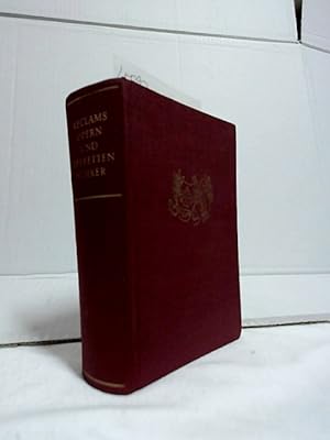 Reclams Opern- und Operettenführer. Hrsg. Wilhelm Zentner ; Anton Würz / [Reclams] Universal-Bibl...
