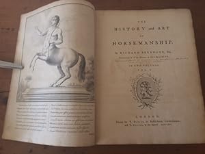 THE HISTORY AND ART OF HORSEMANSHIP (Volume I of II only)