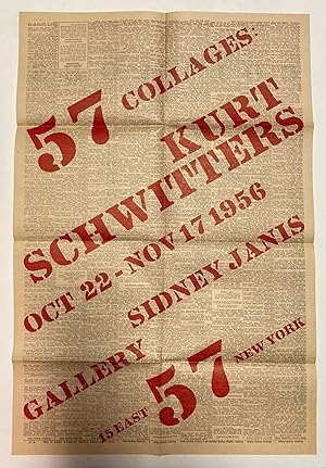57 collages: Kurt Schwitters. Oct 22-Nov 17 1956 [poster]
