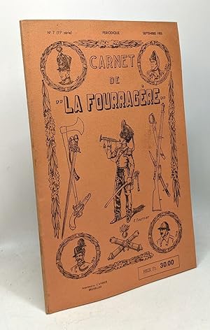 Carnet de "La Fourragère" n°7 périodique septembre 1955