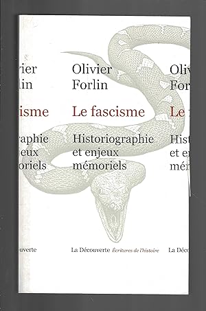 Le fascisme : Histographie et enjeux mémoriels