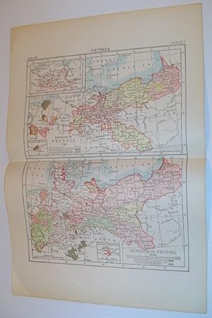 Two Maps of the Kingdom of Prussia: 1786 and 1866