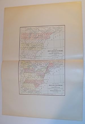 Colour Maps of: North and South Virginia - The Original Crown Grants; and The English Colonies in...