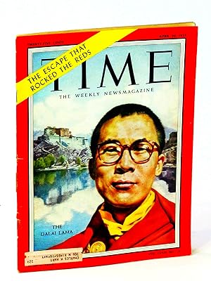 Time April [Apr.] 20, 1959, Vol. LXXIII No. 16 - Dalai Lama Cover