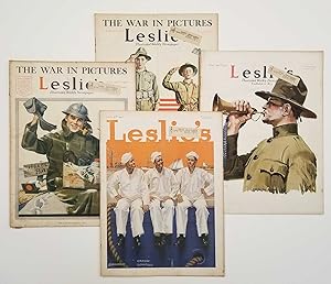 Leslie's Illustrated Weekly Newspaper. SEVEN ISSUES 1911-17.