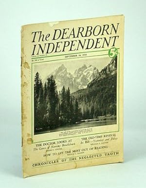 The Dearborn Independent - Chronicler of the Neglected Truth, September (Sept.) 18, 1926 - Social...