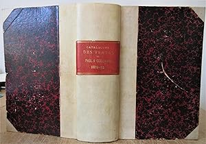 Catalogues des Ventes de Paul & Guillemin 1890 - 1893 : 16 Catalogues de Vente aux Enchères de Li...