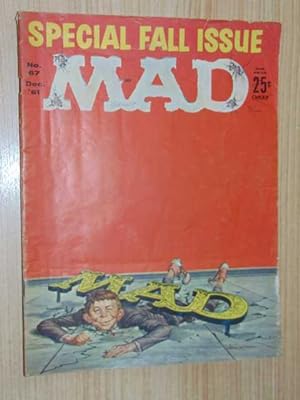 Mad No. 67 December 1961 Very Good Minus 3.5 Condition Off White Pages